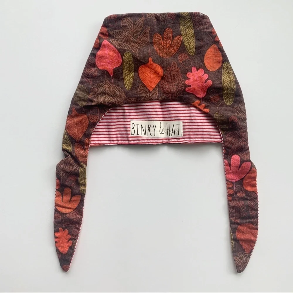 Binky & Hat Fall leaf Bonnet